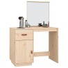 Coiffeuse 95x50x134 cm Bois de pin massif 