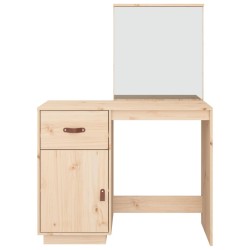 Coiffeuse 95x50x134 cm Bois de pin massif 