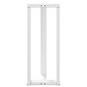 Pieds de table de bar en T, 2 pièces, blanc, 40 x 35 x (100-101) cm, acier 
