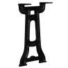 Pied de banc 2 pcs Cadre en Y Fonte 