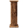 Piédestal avec rangement vieux bois bois d'ingénierie 