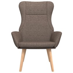 Chaise de relaxation Taupe Tissu 