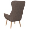 Chaise de relaxation Taupe Tissu 