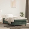 Matelas de lit à ressorts ensachés 80x220x20 cm velours 