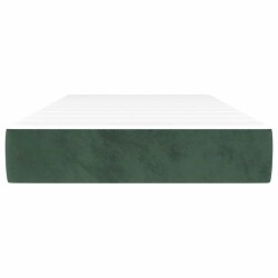 Matelas de lit à ressorts ensachés 80x220x20 cm velours 