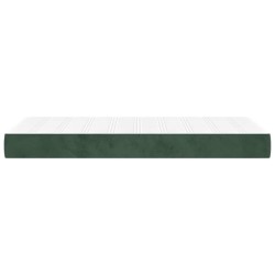 Matelas de lit à ressorts ensachés 80x220x20 cm velours 