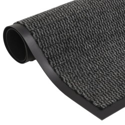Paillassons rectangulaires 2 pcs 80 x 120 cm Anthracite 