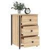 Tables de chevet 2 pcs chêne sonoma 40x36x60 cm bois ingénierie 