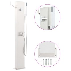 Robinet de douche de jardin 110 cm Acier inoxydable 