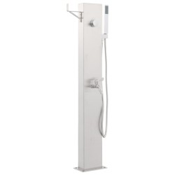 Robinet de douche de jardin 110 cm Acier inoxydable 
