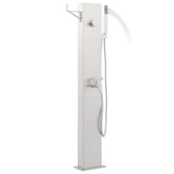 Robinet de douche de jardin 110 cm Acier inoxydable 