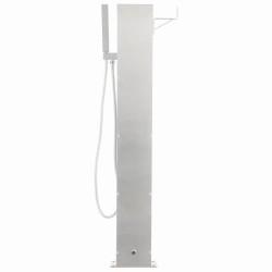 Robinet de douche de jardin 110 cm Acier inoxydable 