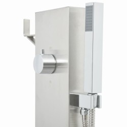 Robinet de douche de jardin 110 cm Acier inoxydable 