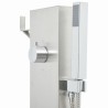 Robinet de douche de jardin 110 cm Acier inoxydable 