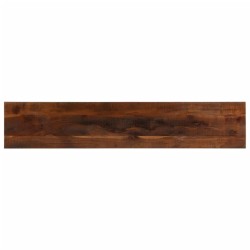 Dessus de table 180x20x2,5cm rectangulaire bois massif récupéré 
