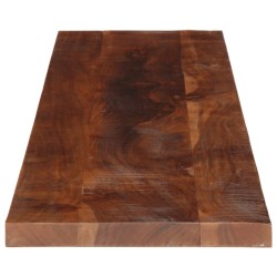 Dessus de table 180x20x2,5cm rectangulaire bois massif récupéré 