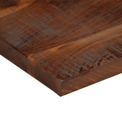 Dessus de table 180x20x2,5cm rectangulaire bois massif récupéré 
