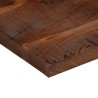 Dessus de table 180x20x2,5cm rectangulaire bois massif récupéré 