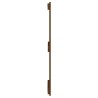 Tête de lit murale Marron miel 140x3x90 cm Bois massif de pin 