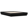 Cadre de lit sans matelas noir 120x200 cm 