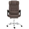Fauteuil de massage inclinable de bureau Marron Similicuir 
