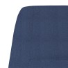 Chaise de relaxation Bleu Tissu 