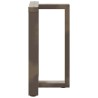 Pieds de table à manger en T, 2 pièces, noir, 60 x 35 x (72-73) cm, acier 