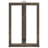 Pieds de table à manger en T, 2 pièces, noir, 60 x 35 x (72-73) cm, acier 