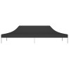 Toit de tente de réception 6x3 m Noir 270 g/m² 