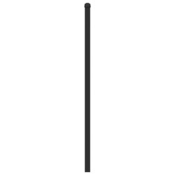 Tête de lit chêne fumé 160 cm bois d'ingénierie et acier 