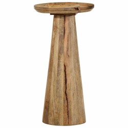 Table d'appoint Ø30x60 cm bois de manguier massif 