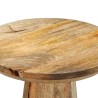 Table d'appoint Ø30x60 cm bois de manguier massif 