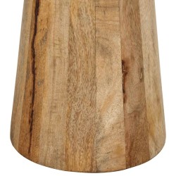 Table d'appoint Ø30x60 cm bois de manguier massif 