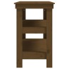 Banc de travail Marron miel 110,5x50x80 cm Bois de pin massif 
