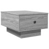 Table basse sonoma gris 60x45x31 cm bois d'ingénierie 