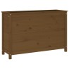 Lit surélevé de jardin brun miel 119,5x40x78 cm pin massif 