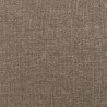 Tête de lit avec oreilles Taupe 163x23x118/128 cm Tissu 