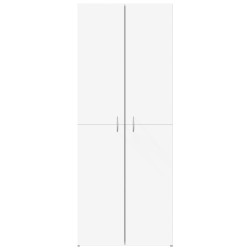 Armoire de classement blanc 60x32x153 cm bois d'ingénierie 