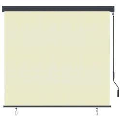 Store roulant d'extérieur 160x250 cm Crème 