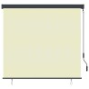 Store roulant d'extérieur 160x250 cm Crème 