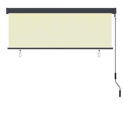Store roulant d'extérieur 160x250 cm Crème 