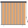 Store roulant d'extérieur 160x250 cm Jaune et bleu 