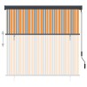 Store roulant d'extérieur 160x250 cm Jaune et bleu 