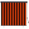 Store roulant d'extérieur 160x250 cm Orange et marron 