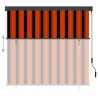 Store roulant d'extérieur 160x250 cm Orange et marron 