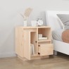 Table de chevet 50x34x50 cm Bois de pin massif 