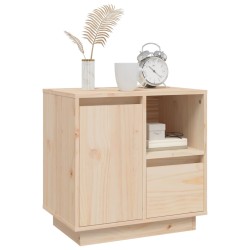 Table de chevet 50x34x50 cm Bois de pin massif 