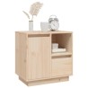 Table de chevet 50x34x50 cm Bois de pin massif 