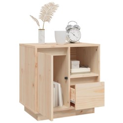 Table de chevet 50x34x50 cm Bois de pin massif 