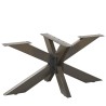 Pied de table basse en forme d'araignée noir 98 x 58 x (42-43) cm en acier 